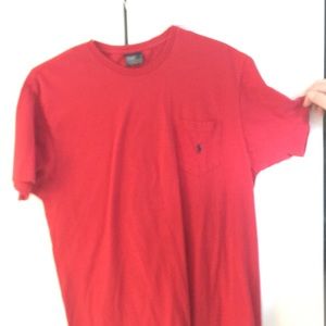 Medium red Polo t shirt with pocket